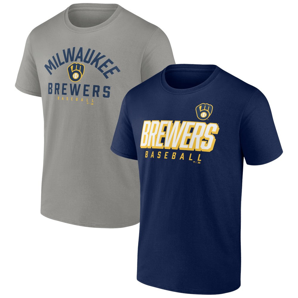 Milwaukee Brewers Fanatics Player Pack T-Shirt Combo Set Sale