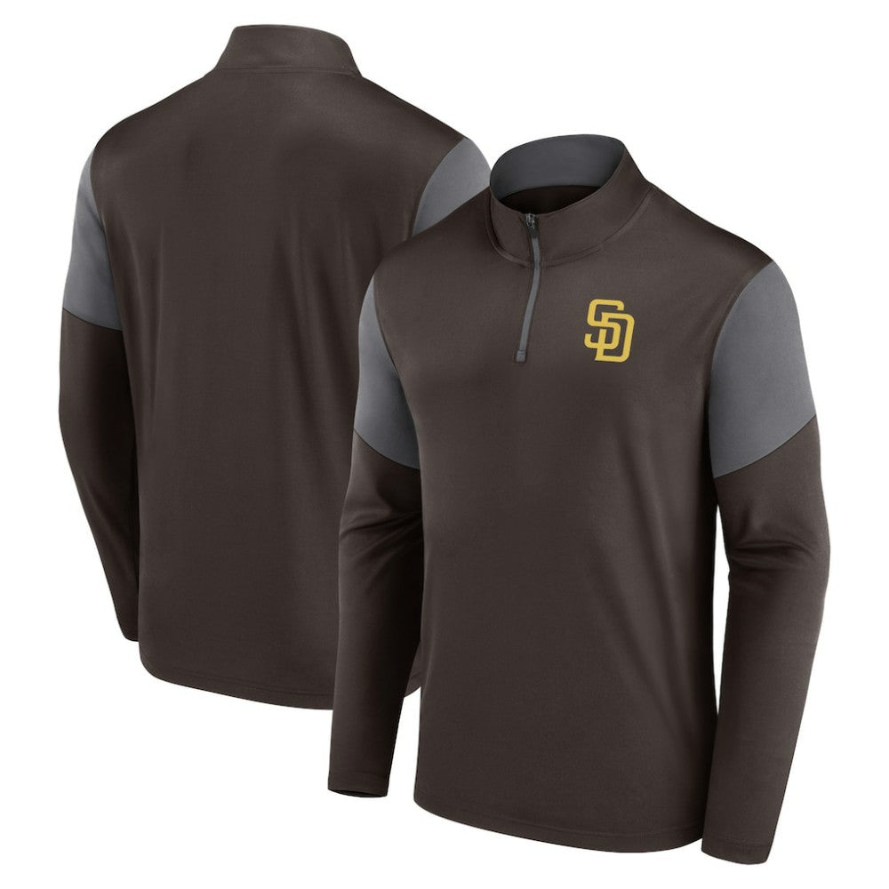 San Diego Padres Fanatics Logo Quarter-Zip Top Near Me