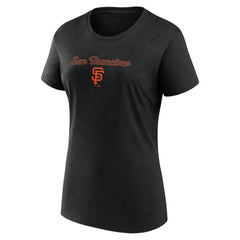 San Francisco Giants Fanatics Women's Script T-Shirt & Shorts Combo Set Sale