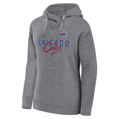 Chicago Cubs Fanatics Women's Script Favorite Lightweight Pullover Hoodie Sale