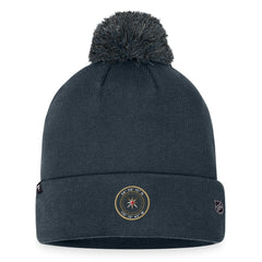 Vegas Golden Knights Fanatics 2023 NHL Draft Cuffed Knit Hat with Pom - Charcoal | Fanatics on sale