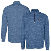 Los Angeles Angels Cutter & Buck Big & Tall Traverse Camo Print Stretch Quarter-Zip Pullover Top Discount