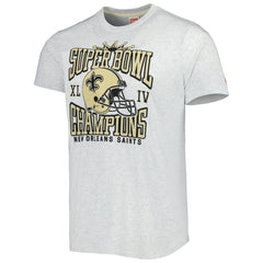 New Orleans Saints Homage Champs Hyper Local Tri-Blend T-Shirt - Ash - NFL