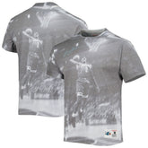 Mitchell & Ness Larry Johnson Charlotte Hornets Above The Rim T-Shirt Heather Gray