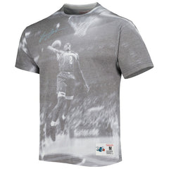 Mitchell & Ness Larry Johnson Charlotte Hornets Above The Rim T-Shirt Heather Gray