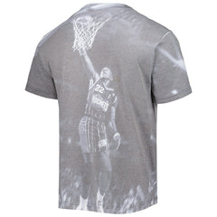 Mitchell & Ness Clyde Drexler Houston Rockets Above The Rim T-Shirt Heather Gray