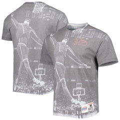 Mitchell & Ness Brent Barry LA Clippers Above The Rim T-Shirt Heather Gray