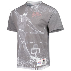 Mitchell & Ness Brent Barry LA Clippers Above The Rim T-Shirt Heather Gray