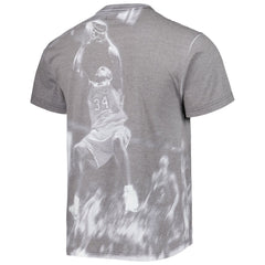 Mitchell & Ness Shaquille O'Neal Los Angeles Lakers Above The Rim T-Shirt Heather Gray