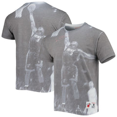 Mitchell & Ness Dwyane Wade Miami Heat Above The Rim T-Shirt Heather Gray