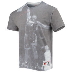 Mitchell & Ness Dwyane Wade Miami Heat Above The Rim T-Shirt Heather Gray