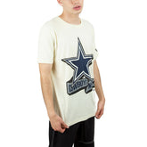 Dallas Cowboys New Era Chrome T-Shirt - Cream - NFL