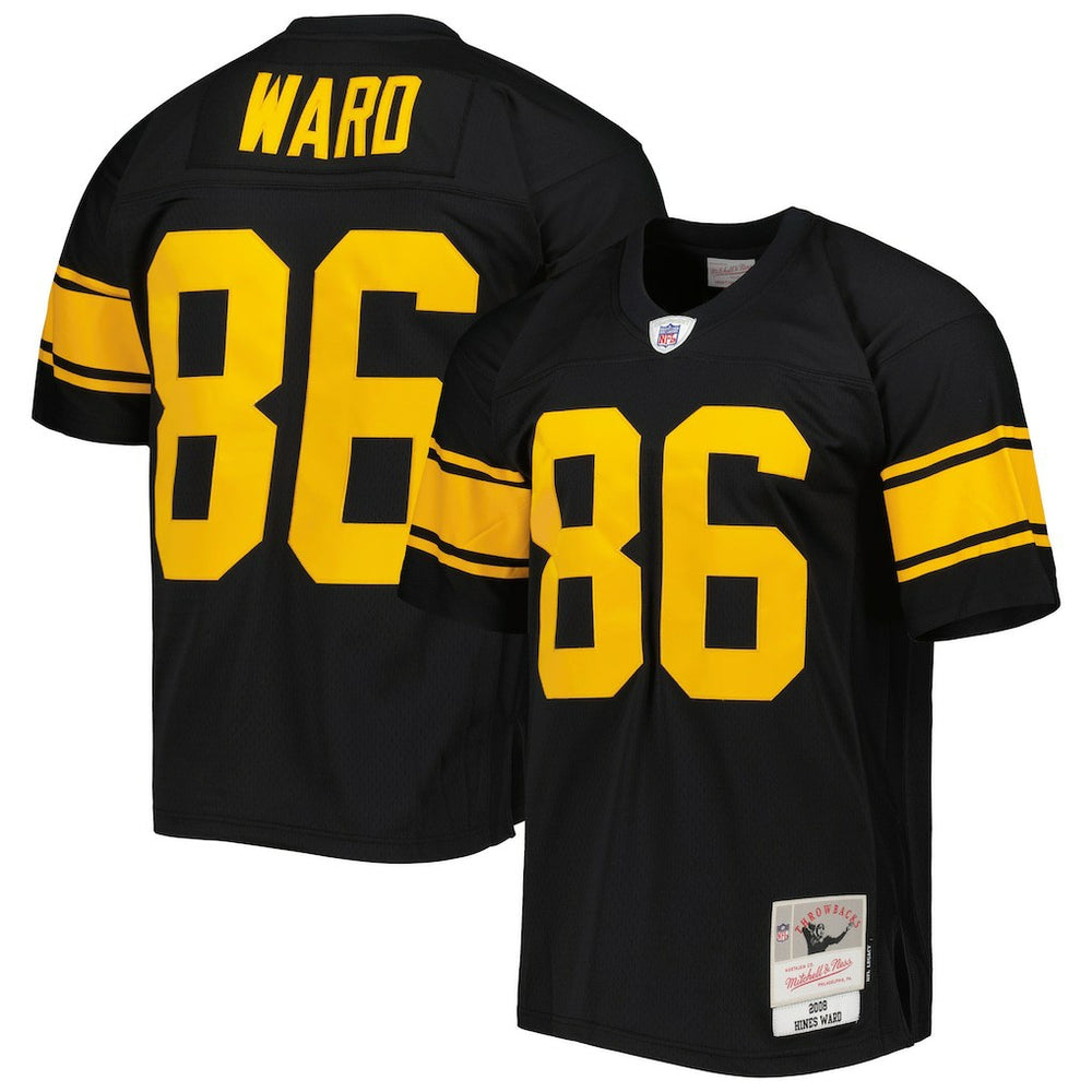 Hines Ward Pittsburgh Steelers Legacy Replica Jersey - Black - Mitchell & Ness