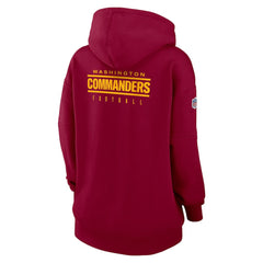 Washington Commanders Women's 2023 Sideline Club Fleece Pullover Hoodie - Burgundy - Nike