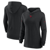 Arizona Cardinals Women's Sideline Performance Long Sleeve Hoodie T-Shirt - Black - Nike