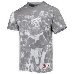 Mitchell & Ness Dominique Wilkins Atlanta Hawks Above The Rim T-Shirt Heather Gray