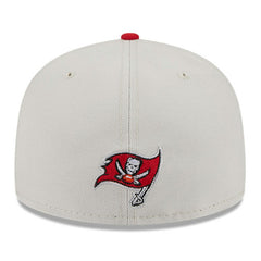 Tampa Bay Buccaneers New Era 2023 NFL Draft On Stage 59FIFTY Fitted Hat - Stone/Red - NFL