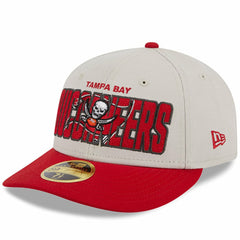 Tampa Bay Buccaneers New Era 2023 NFL Draft Low Profile 59FIFTY Fitted Hat - Stone/Red - NFL