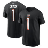 Ja'Marr Chase Cincinnati Bengals Player Name & Number T-Shirt - Black - Nike