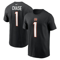 Ja'Marr Chase Cincinnati Bengals Player Name & Number T-Shirt - Black - Nike