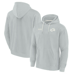 Los Angeles Rams Unisex Elements Super Soft Fleece Pullover Hoodie - Gray - Fanatics