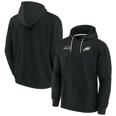 Philadelphia Eagles Unisex Elements Super Soft Fleece Pullover Hoodie - Black - Fanatics
