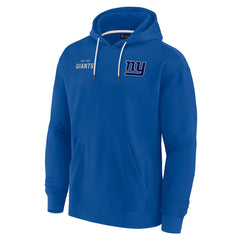 New York Giants Unisex Elements Super Soft Fleece Pullover Hoodie - Royal - Fanatics