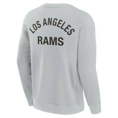 Los Angeles Rams Unisex Elements Super Soft Pullover Sweatshirt - Gray - Fanatics
