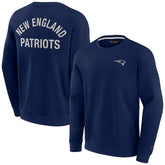 New England Patriots Unisex Elements Super Soft Pullover Sweatshirt - Navy - Fanatics