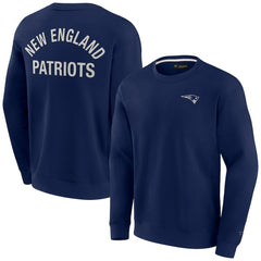 New England Patriots Unisex Elements Super Soft Pullover Sweatshirt - Navy - Fanatics