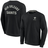New Orleans Saints Unisex Elements Super Soft Pullover Sweatshirt - Black - Fanatics