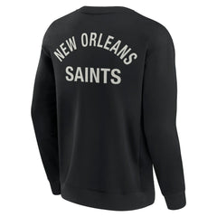 New Orleans Saints Unisex Elements Super Soft Pullover Sweatshirt - Black - Fanatics