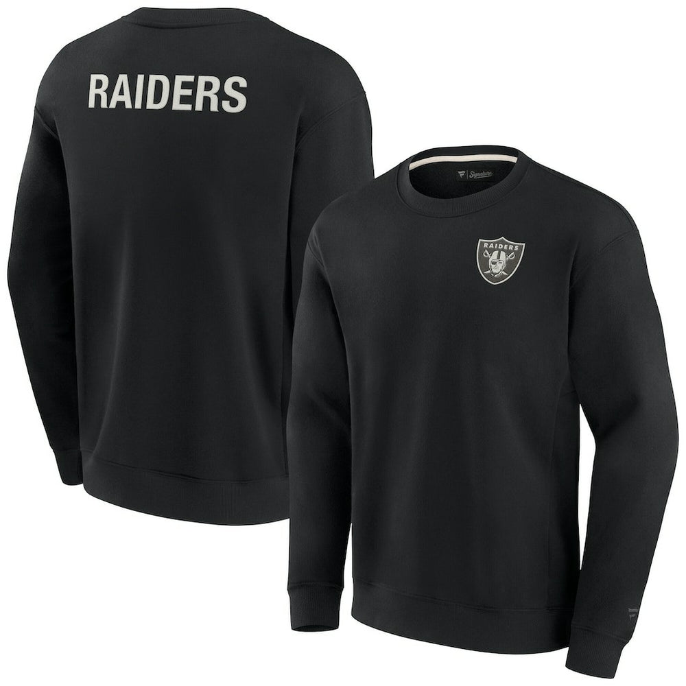 Las Vegas Raiders Unisex Elements Super Soft Pullover Sweatshirt - Black - Fanatics