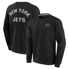 New York Jets Unisex Elements Super Soft Pullover Sweatshirt - Black - Fanatics