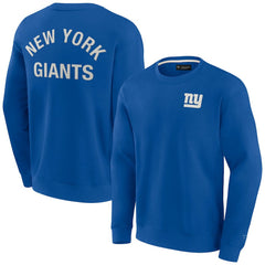 New York Giants Unisex Elements Super Soft Pullover Sweatshirt - Royal - Fanatics