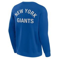 New York Giants Unisex Elements Super Soft Pullover Sweatshirt - Royal - Fanatics