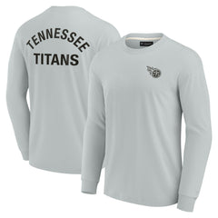 Tennessee Titans Unisex Elements Super Soft Long Sleeve T-Shirt - Gray - Fanatics