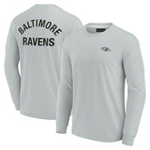Baltimore Ravens Unisex Elements Super Soft Long Sleeve T-Shirt - Gray - Fanatics