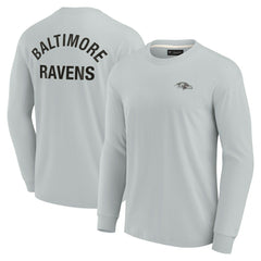Baltimore Ravens Unisex Elements Super Soft Long Sleeve T-Shirt - Gray - Fanatics