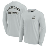 Cleveland Browns Unisex Elements Super Soft Long Sleeve T-Shirt - Gray - Fanatics