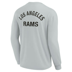 Los Angeles Rams Unisex Elements Super Soft Long Sleeve T-Shirt - Gray - Fanatics