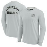 Cincinnati Bengals Unisex Elements Super Soft Long Sleeve T-Shirt - Gray - Fanatics