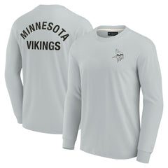 Minnesota Vikings Unisex Elements Super Soft Long Sleeve T-Shirt - Gray - Fanatics