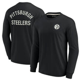 Pittsburgh Steelers Unisex Elements Super Soft Long Sleeve T-Shirt - Black - Fanatics
