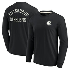Pittsburgh Steelers Unisex Elements Super Soft Long Sleeve T-Shirt - Black - Fanatics