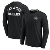 Las Vegas Raiders Unisex Elements Super Soft Long Sleeve T-Shirt - Black - Fanatics