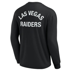 Las Vegas Raiders Unisex Elements Super Soft Long Sleeve T-Shirt - Black - Fanatics