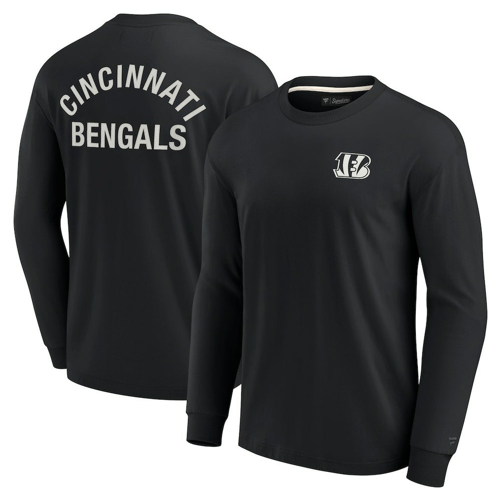 Cincinnati Bengals Unisex Elements Super Soft Long Sleeve T-Shirt - Black - Fanatics