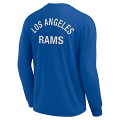 Los Angeles Rams Unisex Elements Super Soft Long Sleeve T-Shirt - Royal - Fanatics