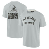 Cleveland Browns Unisex Elements Super Soft Short Sleeve T-Shirt - Gray - Fanatics